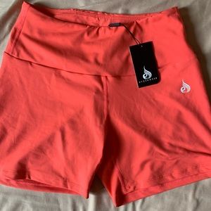 Ryderwear coral scrunch shorts